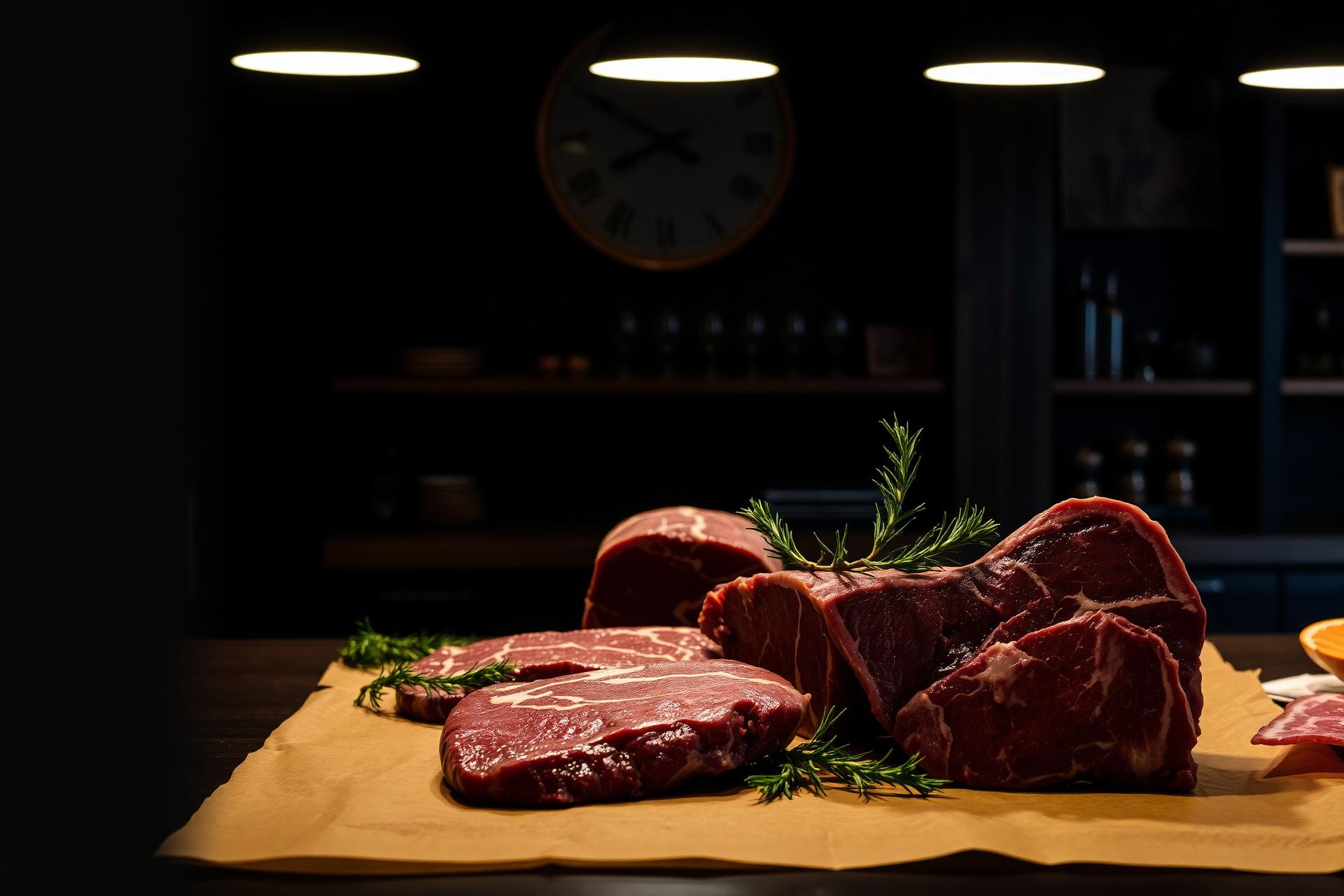 Premium cuts on the Piperis counter